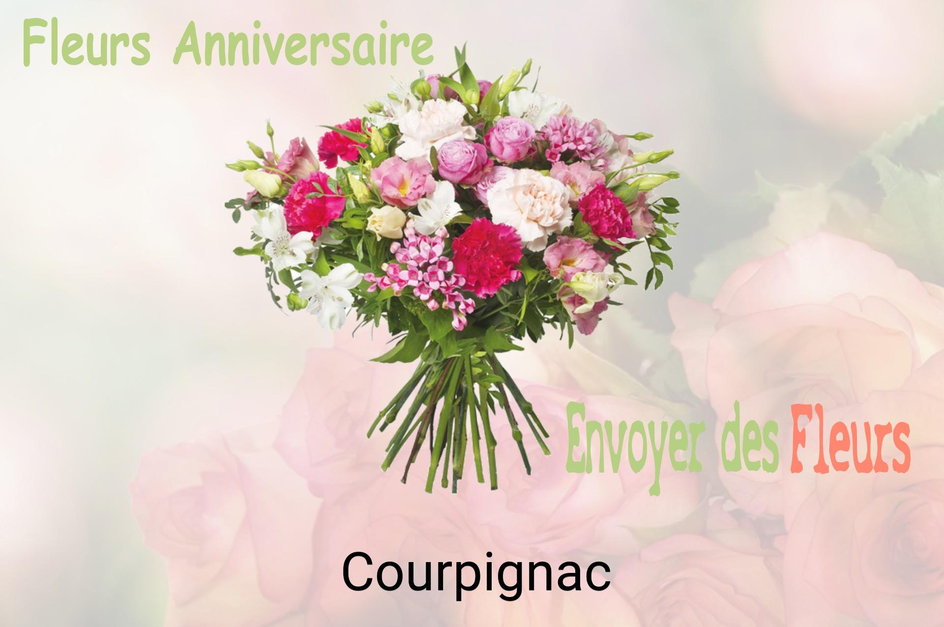 Bouquet de fleurs d’anniversaire livré à Courpignac